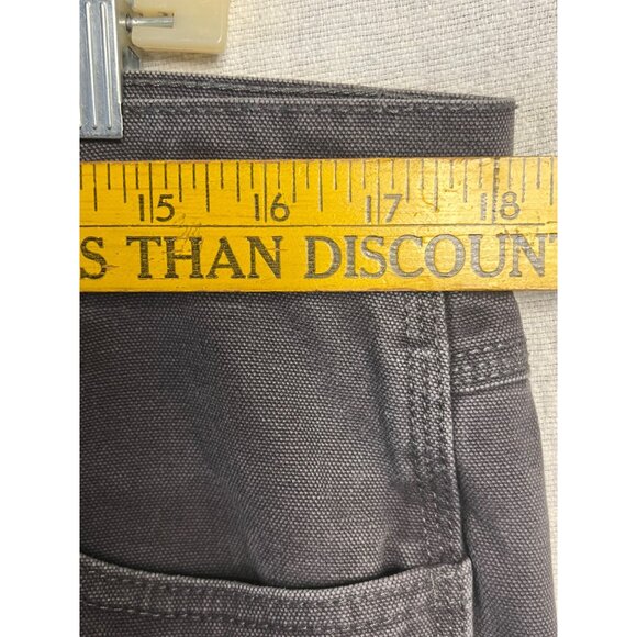 Berkley Jensen Men Work Pants 36x30 Dark 100% Cotton Relaxed Fit Durable Pockets - Picture 12 of 15